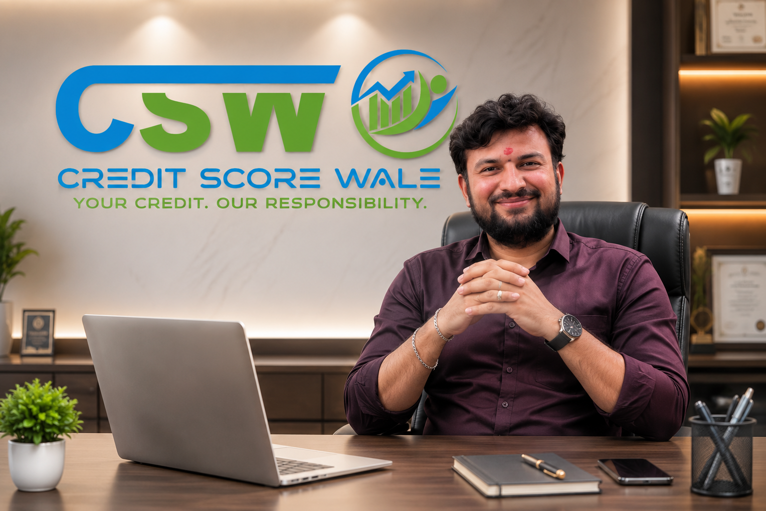 Credit advisor at Credit Score Wale office